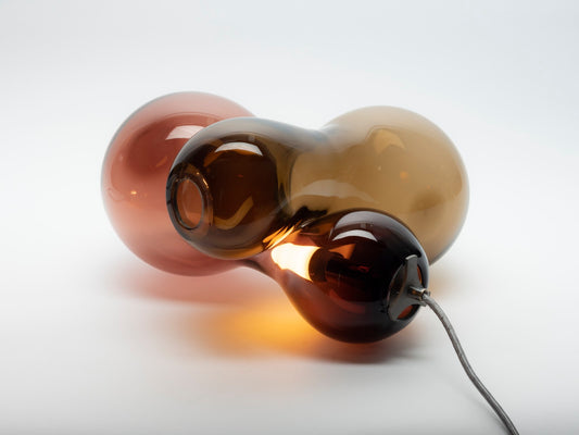 Amoeba Blown Glass Desk Lamp