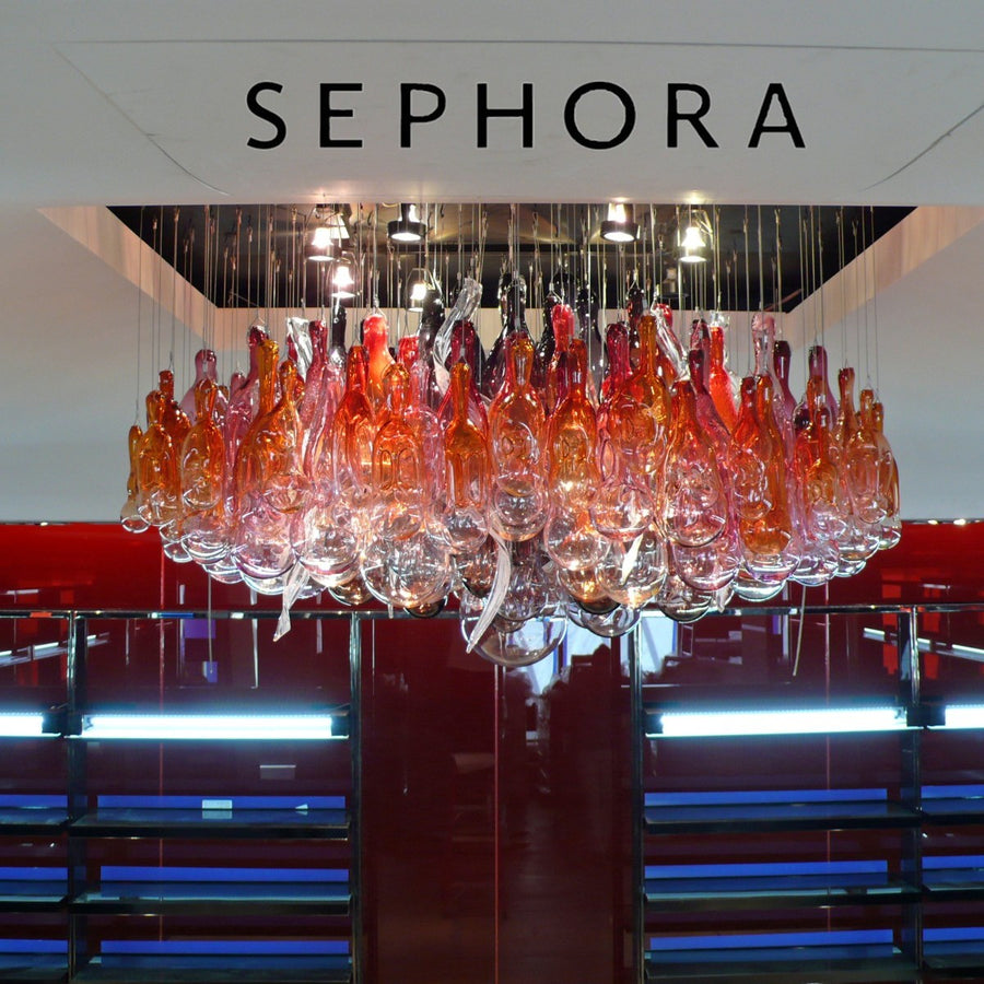 Custom Chandelier in Sephora Flagship NYC