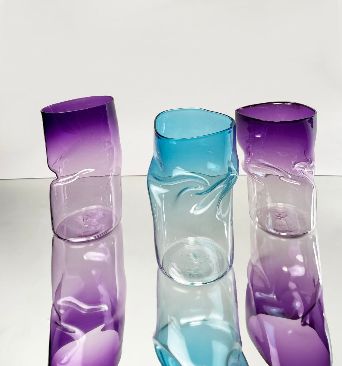 Slumped Vase Petite Ombre