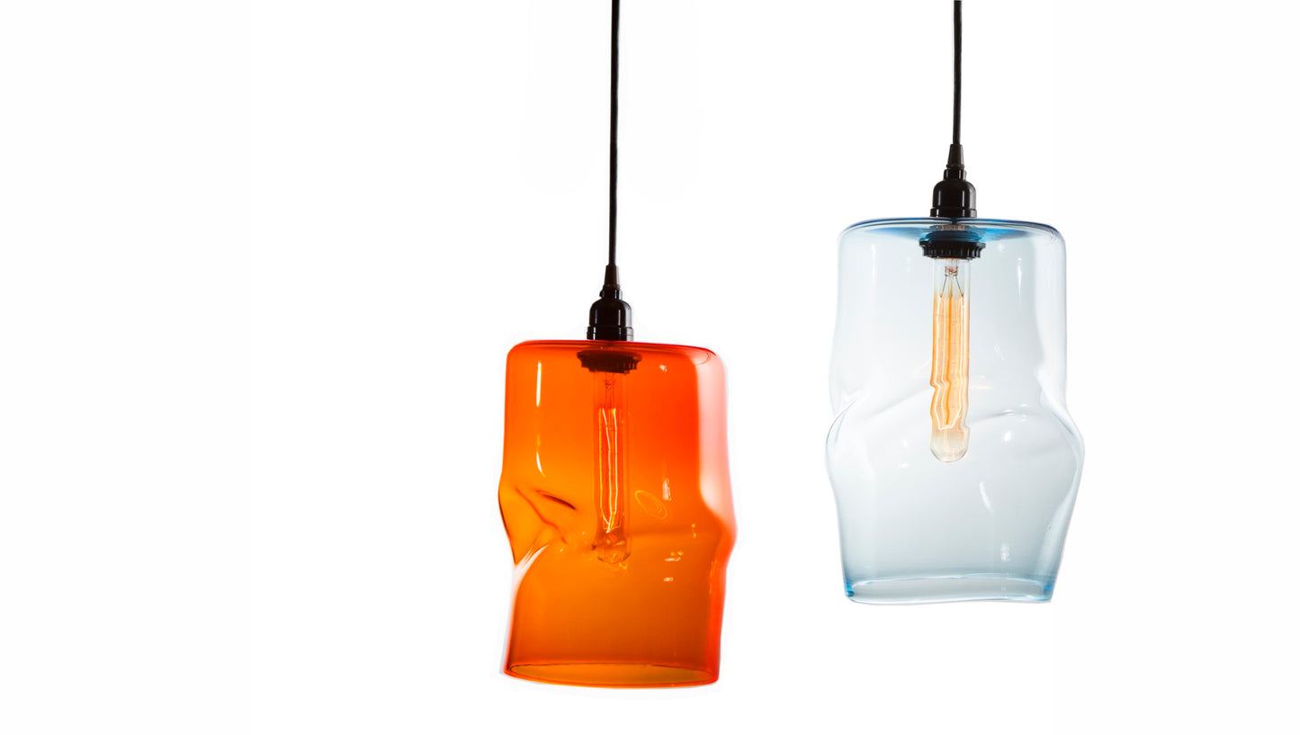 Slumped Pendant Light