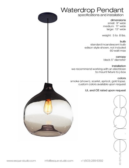 Waterdrop Pendant Light
